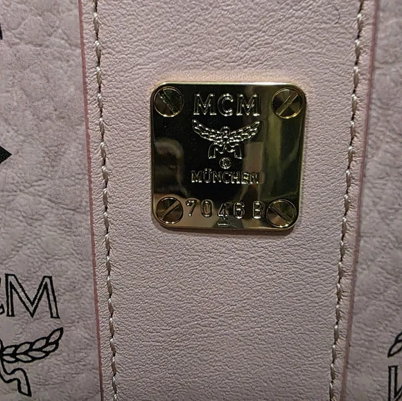 MCM Medium Soft Pink Liz Shopper - Picture 5 of 5